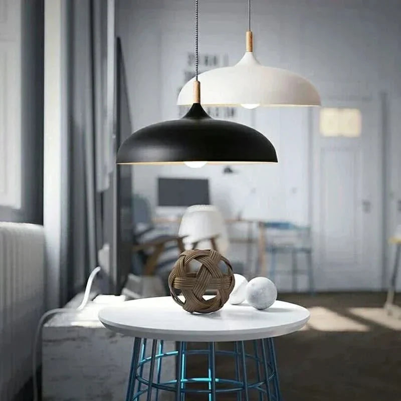 Plafoniera LED in Rovere Scandinavo