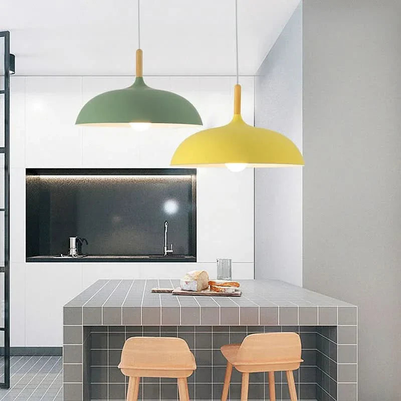 Plafoniera LED in Rovere Scandinavo