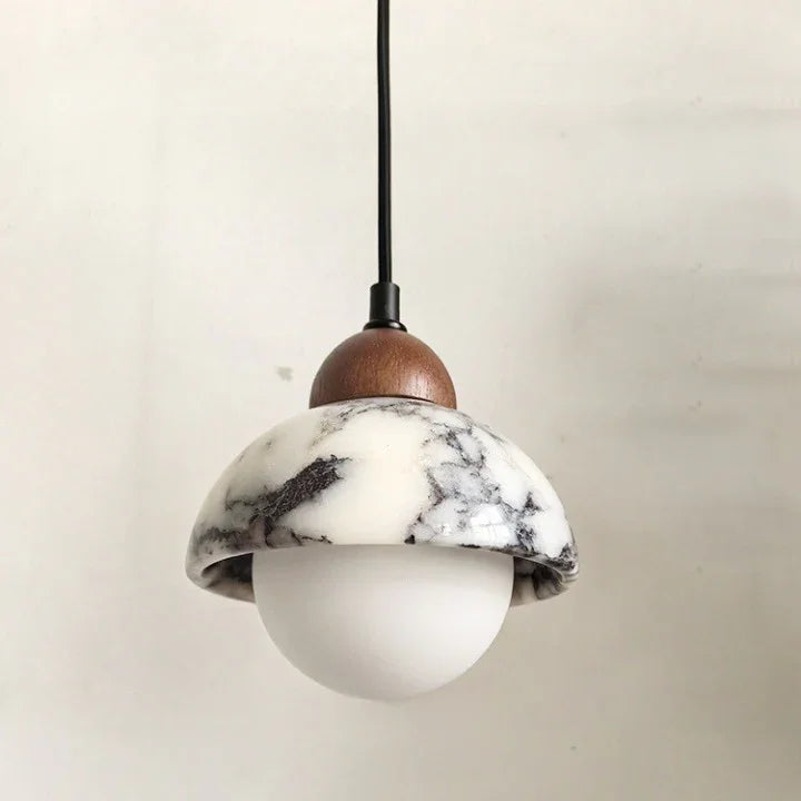 Lampada a sospensione Sone in marmo
