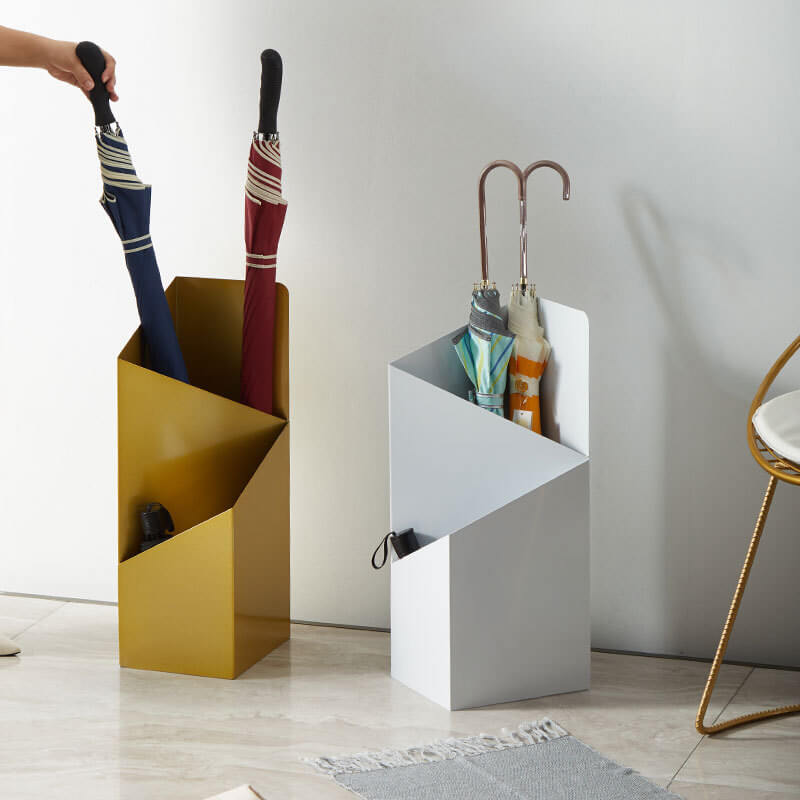 Supporto per Ombrelli DripFrame con Vassoio – Supporto per Ombrelli in Metallo Minimalista Scandinavo