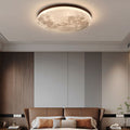 LunaGlow - Lampada da soffitto a forma di luna con illuminazione LED soffusa