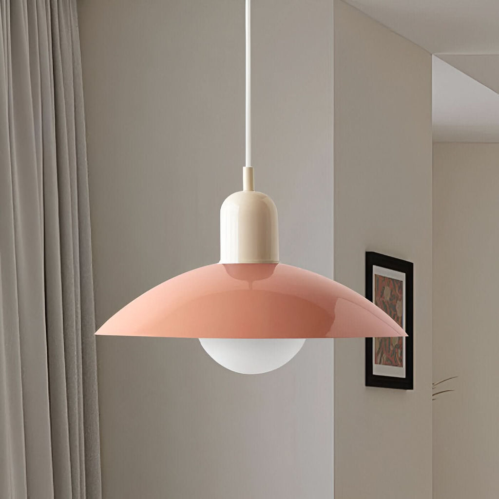 Moderno Lampadario Macaron Bauhaus – Ombra in Ferro