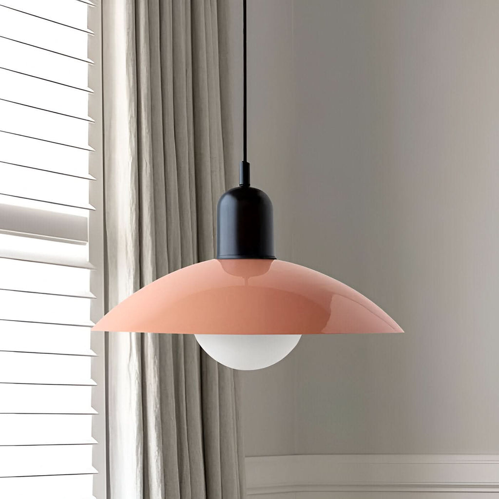 Moderno Lampadario Macaron Bauhaus – Ombra in Ferro