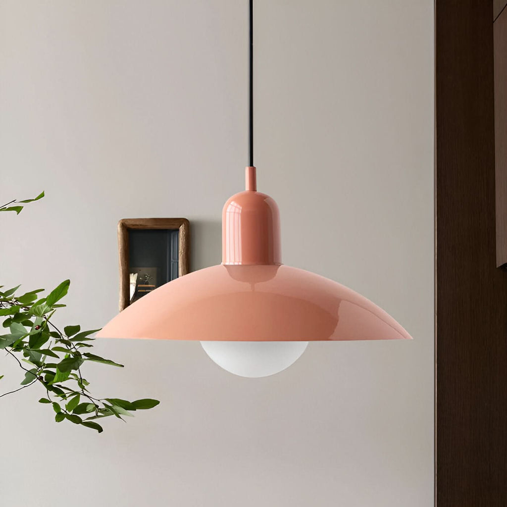 Moderno Lampadario Macaron Bauhaus – Ombra in Ferro