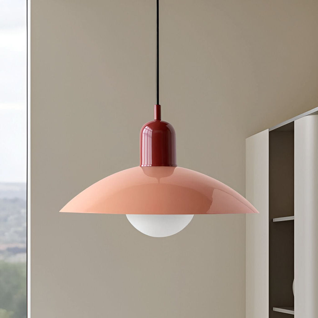 Moderno Lampadario Macaron Bauhaus – Ombra in Ferro