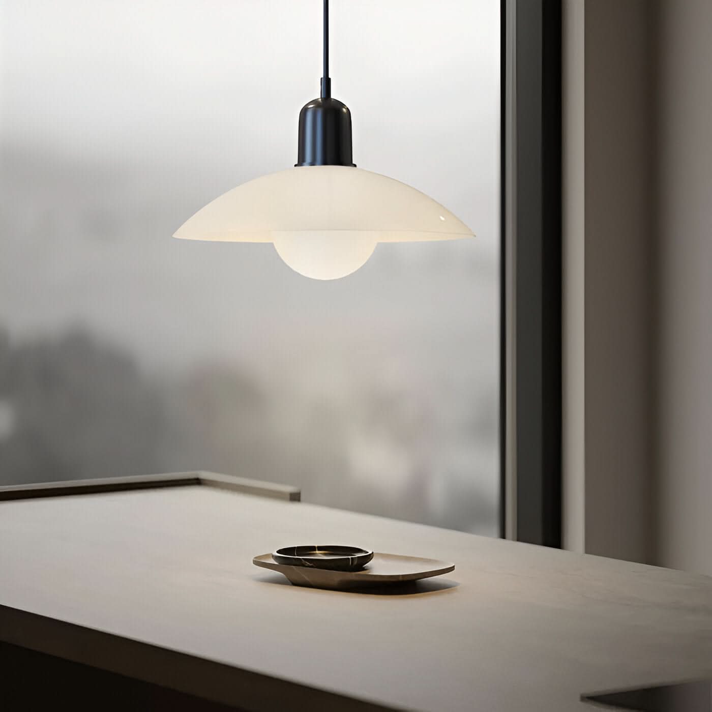 Lampada a Sospensione Modern Macaron Bauhaus – Ombra in Ferro