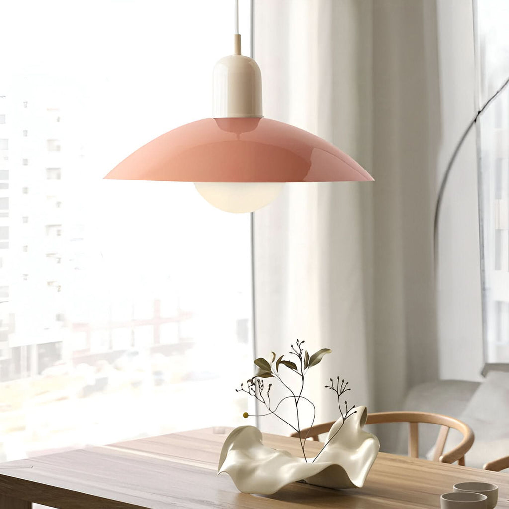 Moderno Lampadario Macaron Bauhaus – Ombra in Ferro