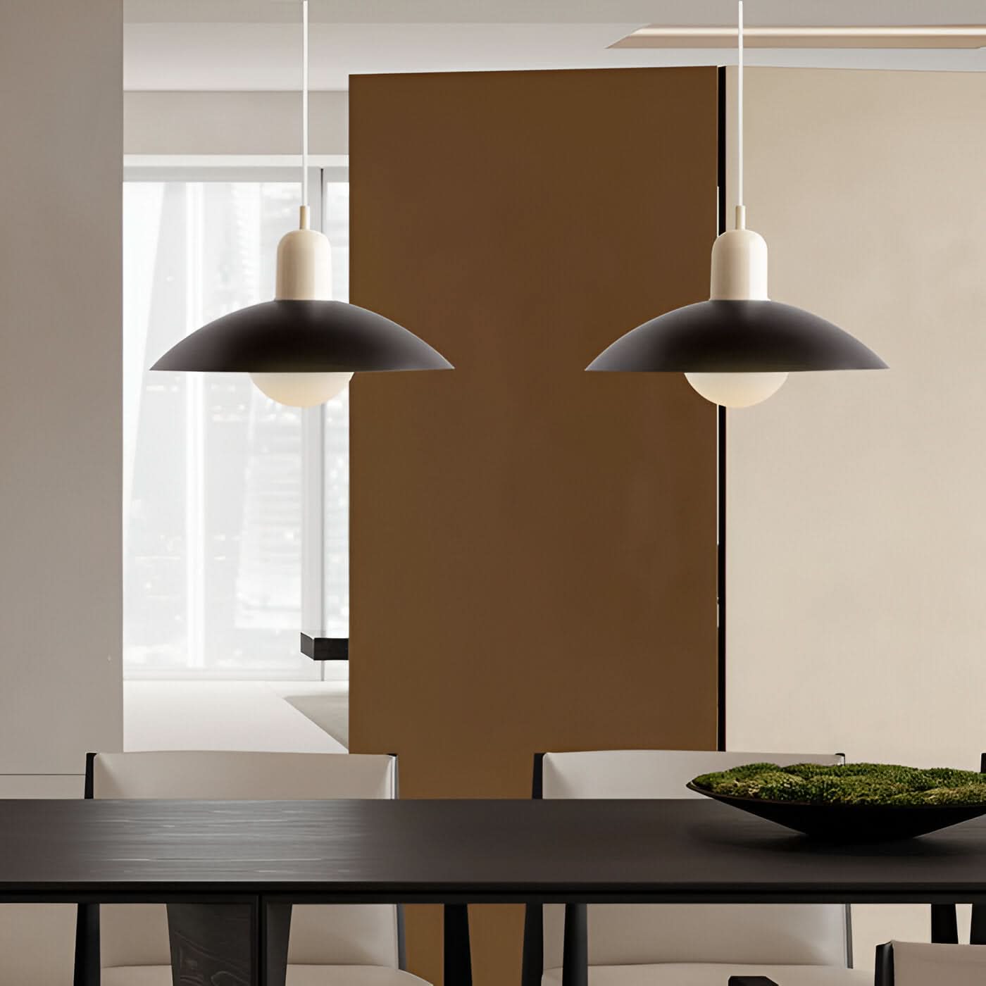 Moderno Lampadario Macaron Bauhaus – Ombra in Ferro