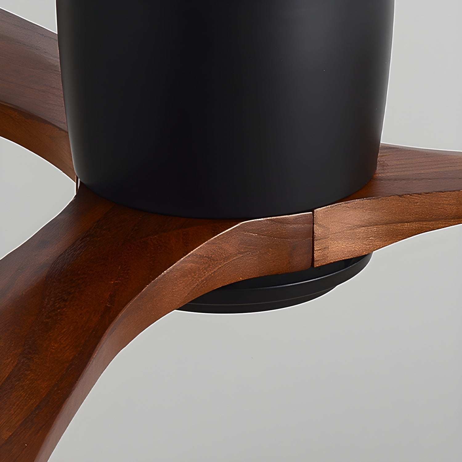 Arvienne | Ventilatore da soffitto in legno nordico con luce LED per camere moderne