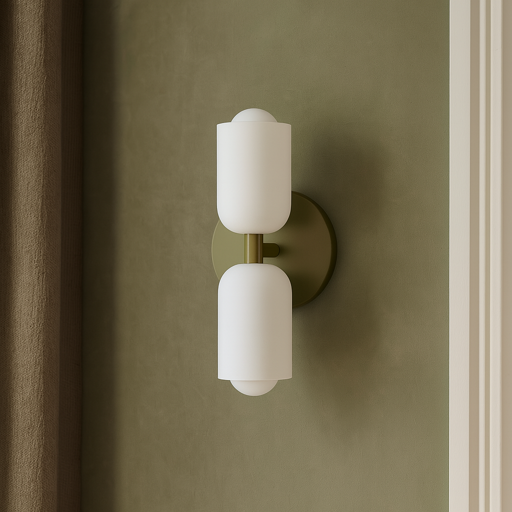 Lampada da parete nordica con luce diffusa – design minimalista per camera da letto e soggiorno