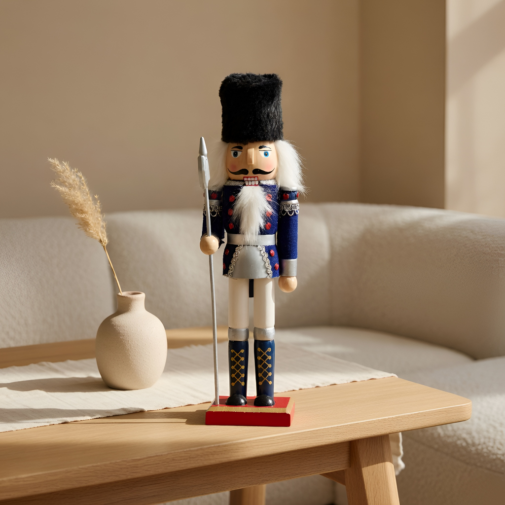 Elias - Figurina artigianale del soldato tamburino dello Schiaccianoci