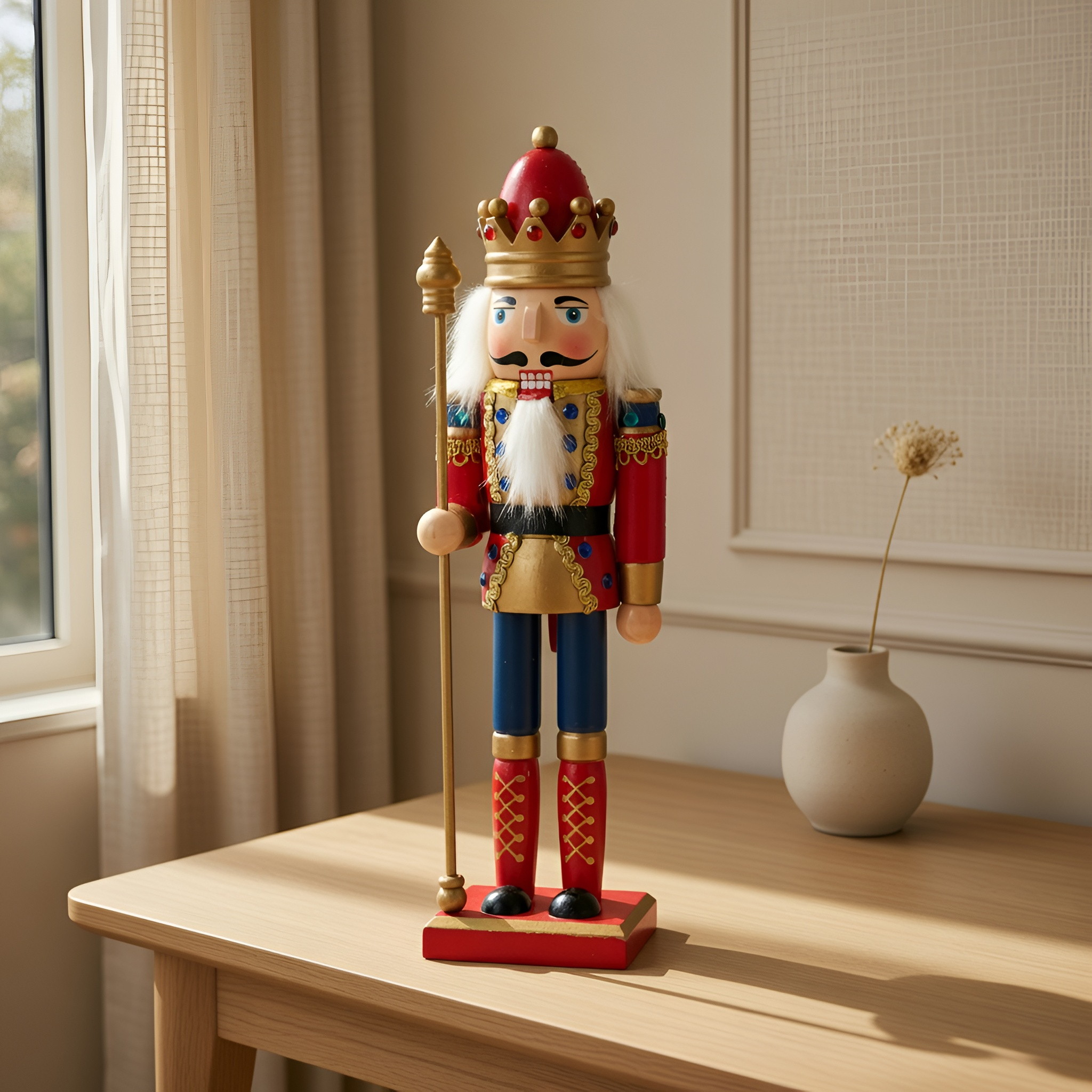 Elias - Figurina artigianale del soldato tamburino dello Schiaccianoci