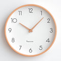 Orologio da muro in legno minimalista nordico