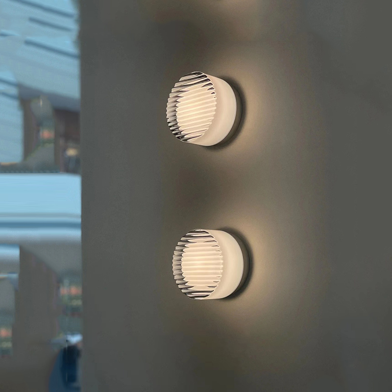 Moderna Lampada da Parete LED Rotonda