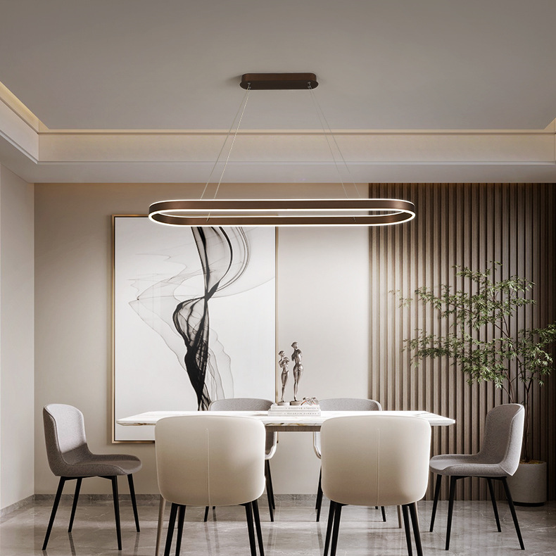 Tressa - Lampada a Sospensione da Cucina Oro Rosa