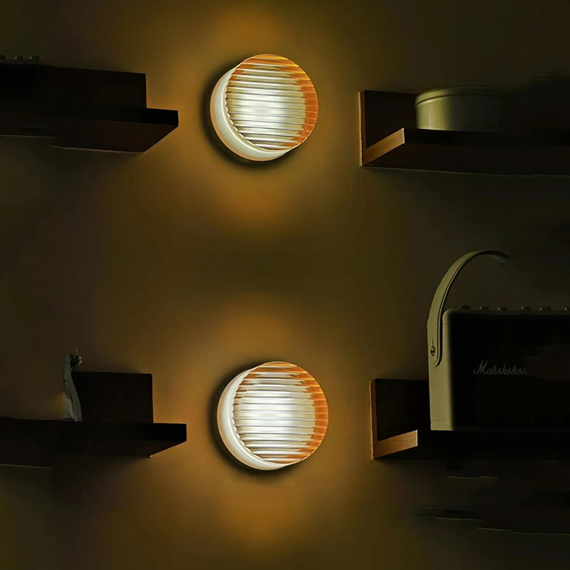 Moderna Lampada da Parete LED Rotonda