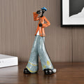 Statua in Resina di Musicista Jazz Decorazione Musicale