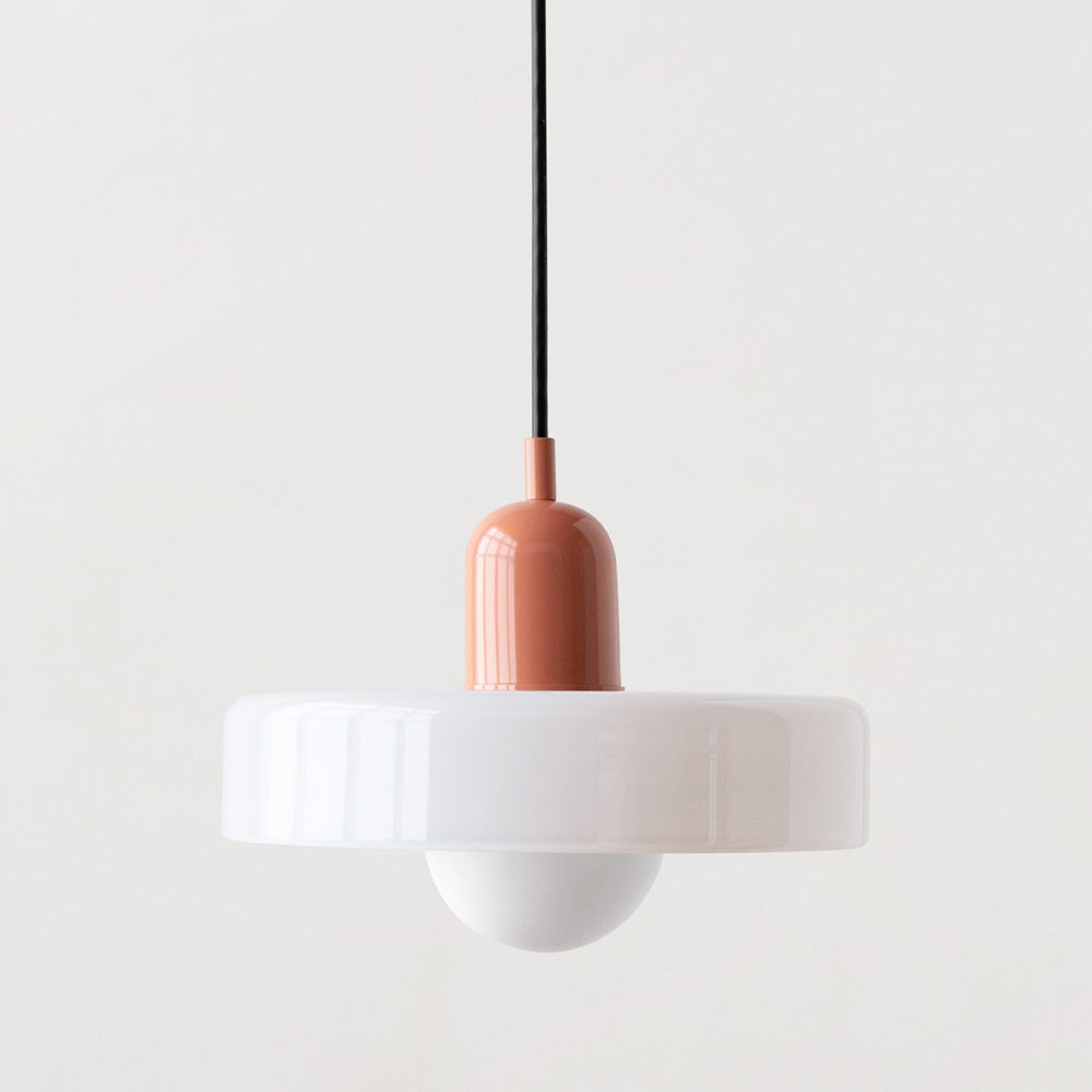 Lampada a sospensione in vetro colorato - BauLume