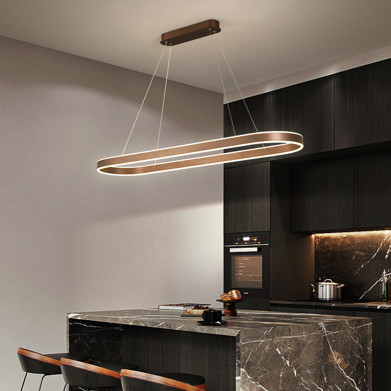 Tressa - Lampada a Sospensione da Cucina Oro Rosa