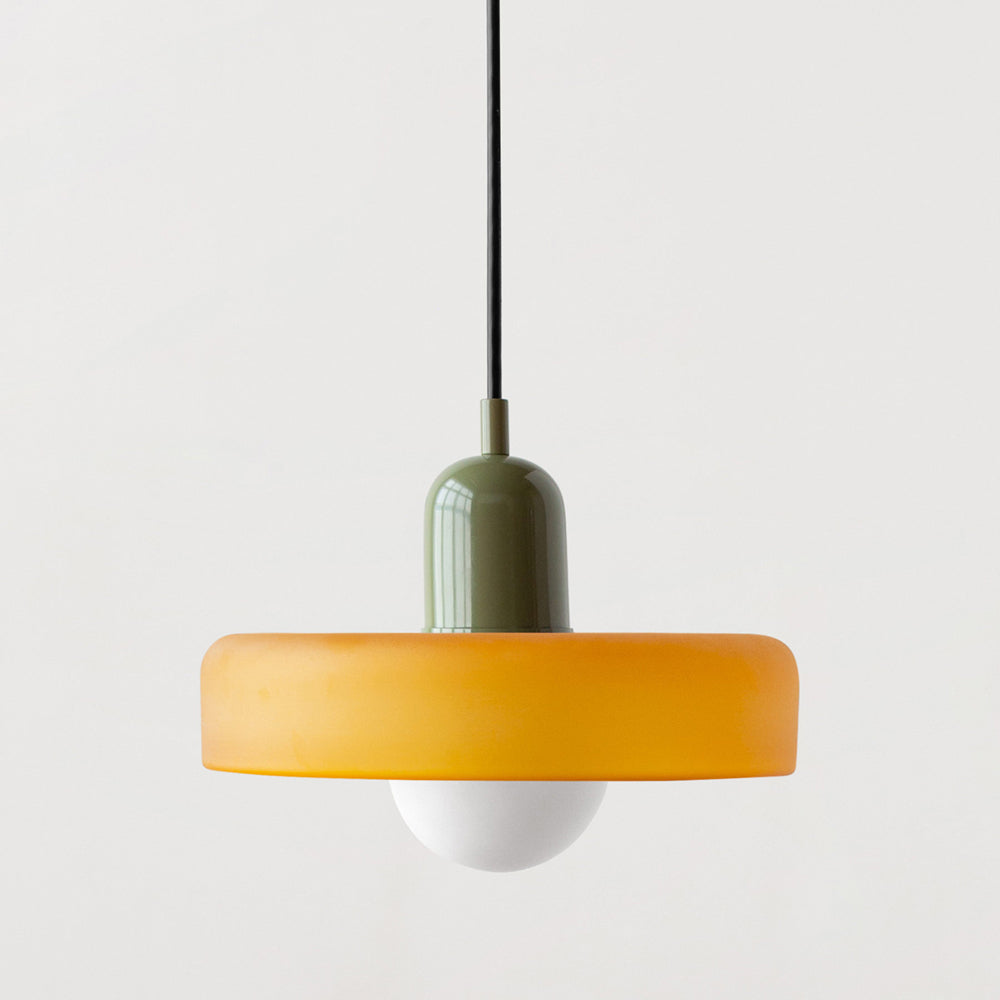 ColorLoop Pendant – Lampada a sospensione artistica Bauhaus con luce calda