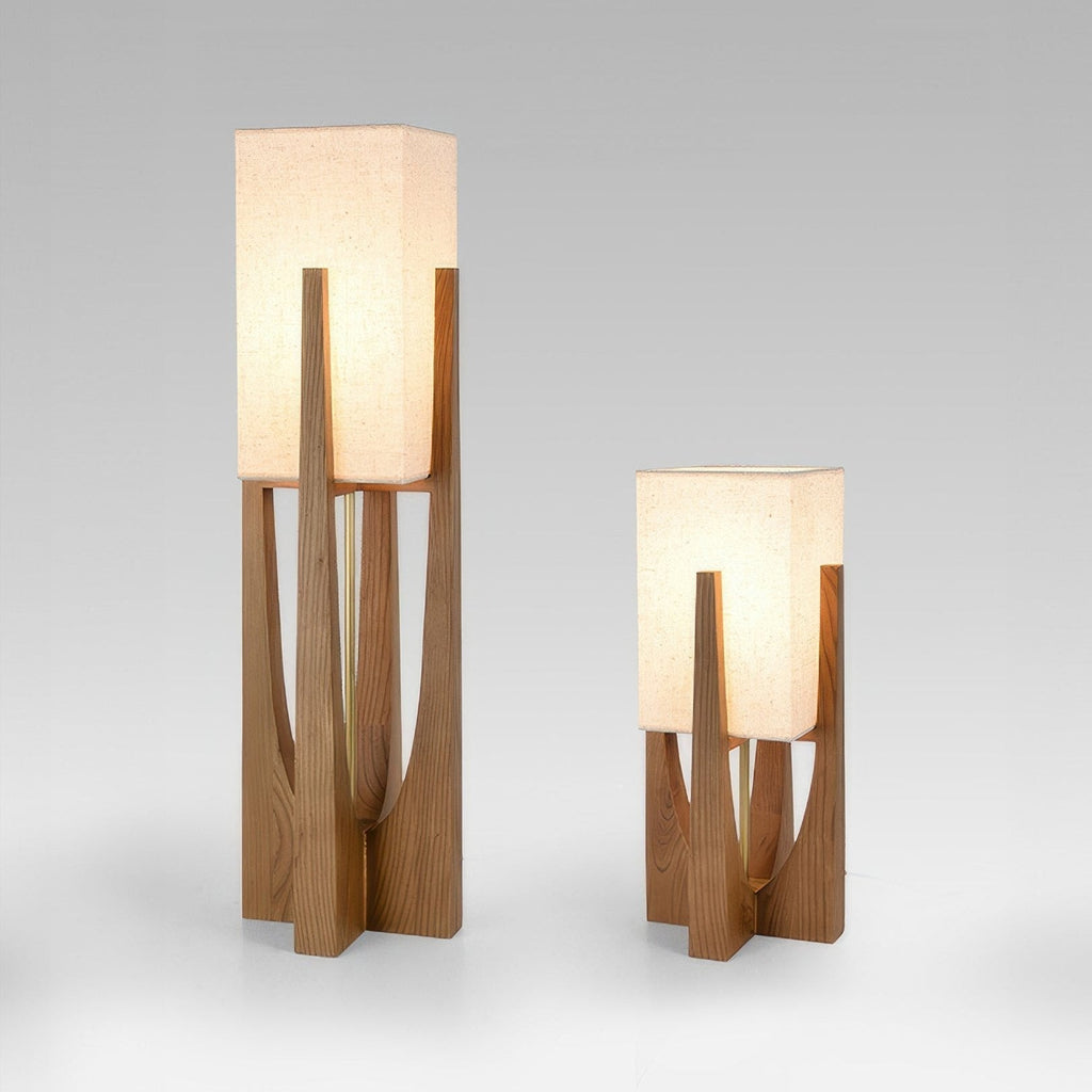 Kanso | Lampada da Terra Minimalista Wabi-Sabi con Luce Ambientale Morbida