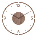 Semplicità nordica in un orologio di legno