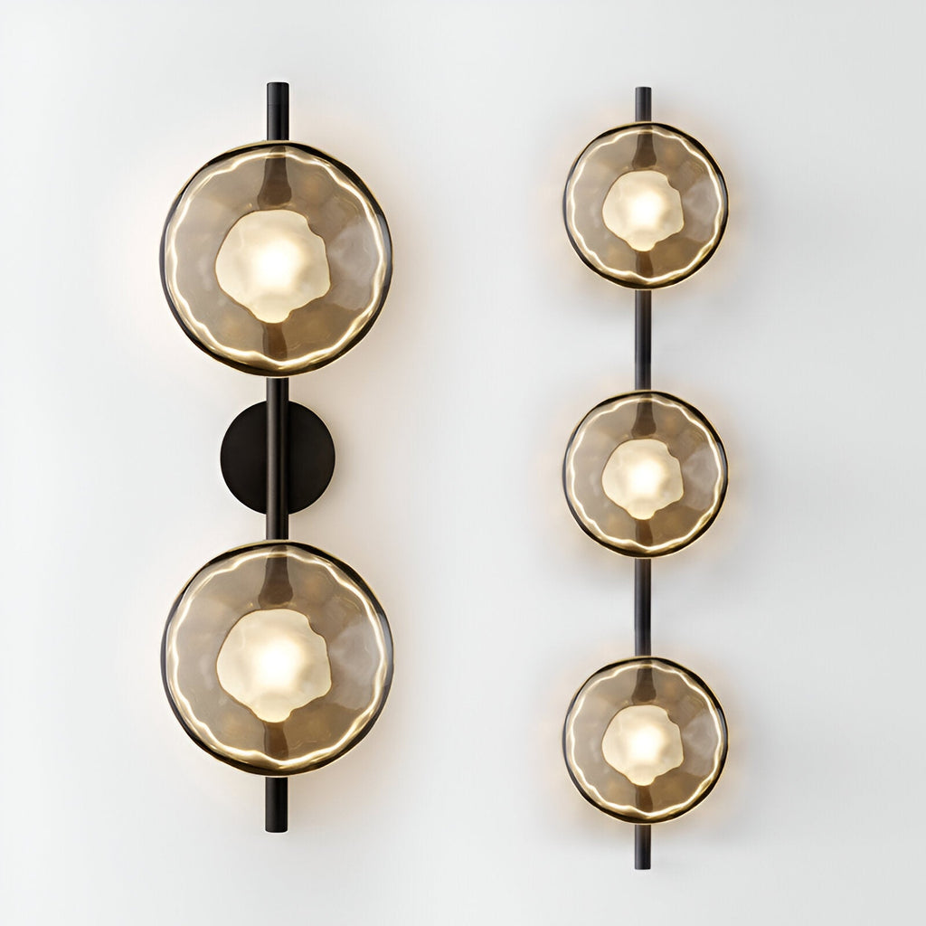 Noreva | Applique in Vetro Scultoreo con LED Integrato per Illuminazione Interni Moderni