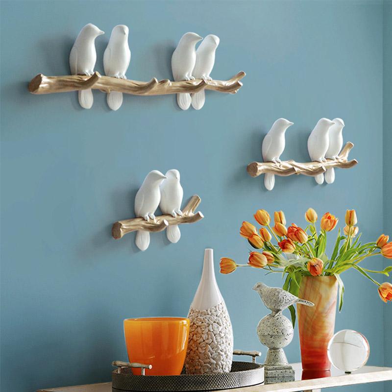 Decorazione accogliente con motivo di uccelli