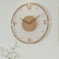 Orologio da parete in legno in stile scandinavo - WoodWave