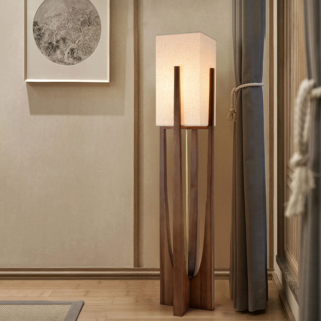 Kanso | Lampada da Terra Minimalista Wabi-Sabi con Luce Ambientale Morbida