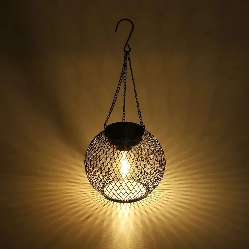 Lanterna Solare Sunny Garden – Luce LED da Esterno Impermeabile con Sensore Automatico