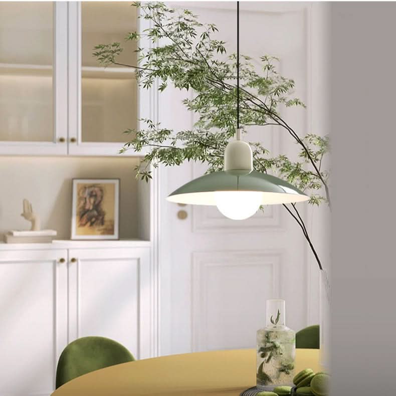Lampada a Sospensione Modern Macaron Bauhaus – Ombra in Ferro