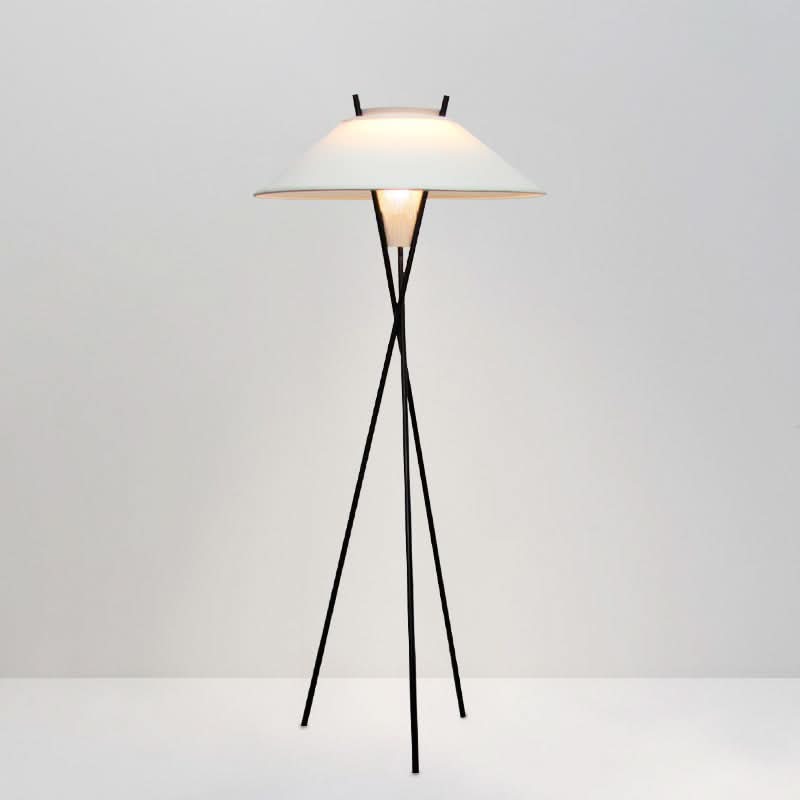 Lampada da Terra Moderno con Ombra in Tessuto – Jubilee