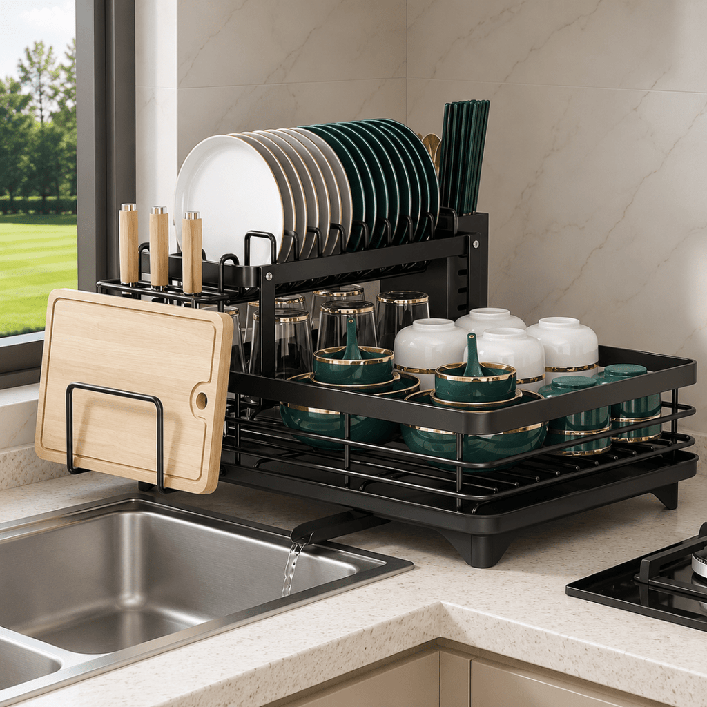 ORGADRAIN – Stendibiancheria Pieghevole per una Cucina Ordinata