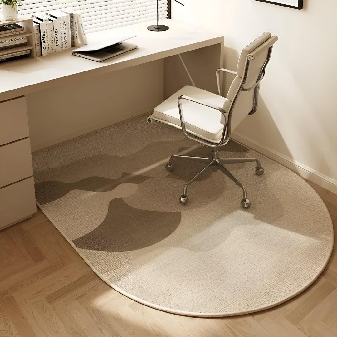 Tappetino per Sedia da Ufficio per Pavimenti in Legno con Retro Antiscivolo