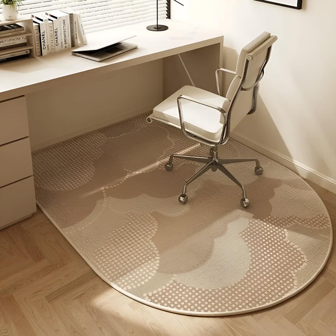 Tappetino per Sedia da Ufficio per Pavimenti in Legno con Retro Antiscivolo