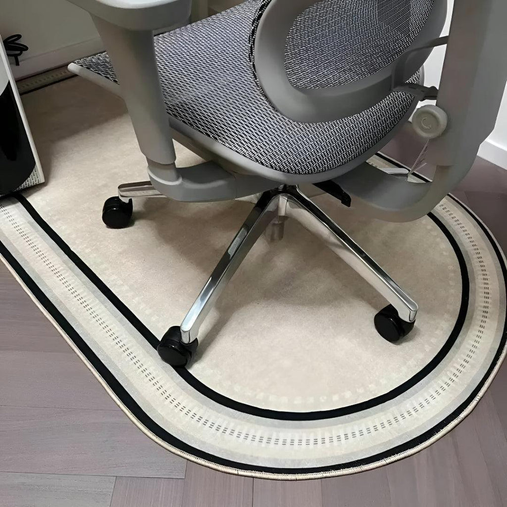 Tappetino per Sedia da Ufficio per Pavimenti in Legno con Retro Antiscivolo
