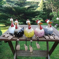 DIVINEDO™ | Decorazione da Giardino in Ceramica a Forma di Gallina