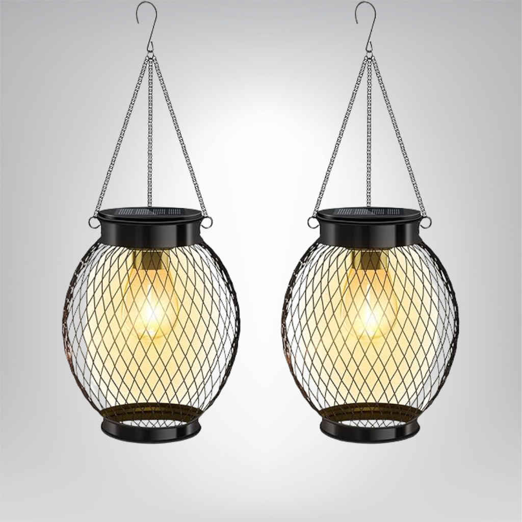 Lanterna Solare Sunny Garden – Luce LED da Esterno Impermeabile con Sensore Automatico
