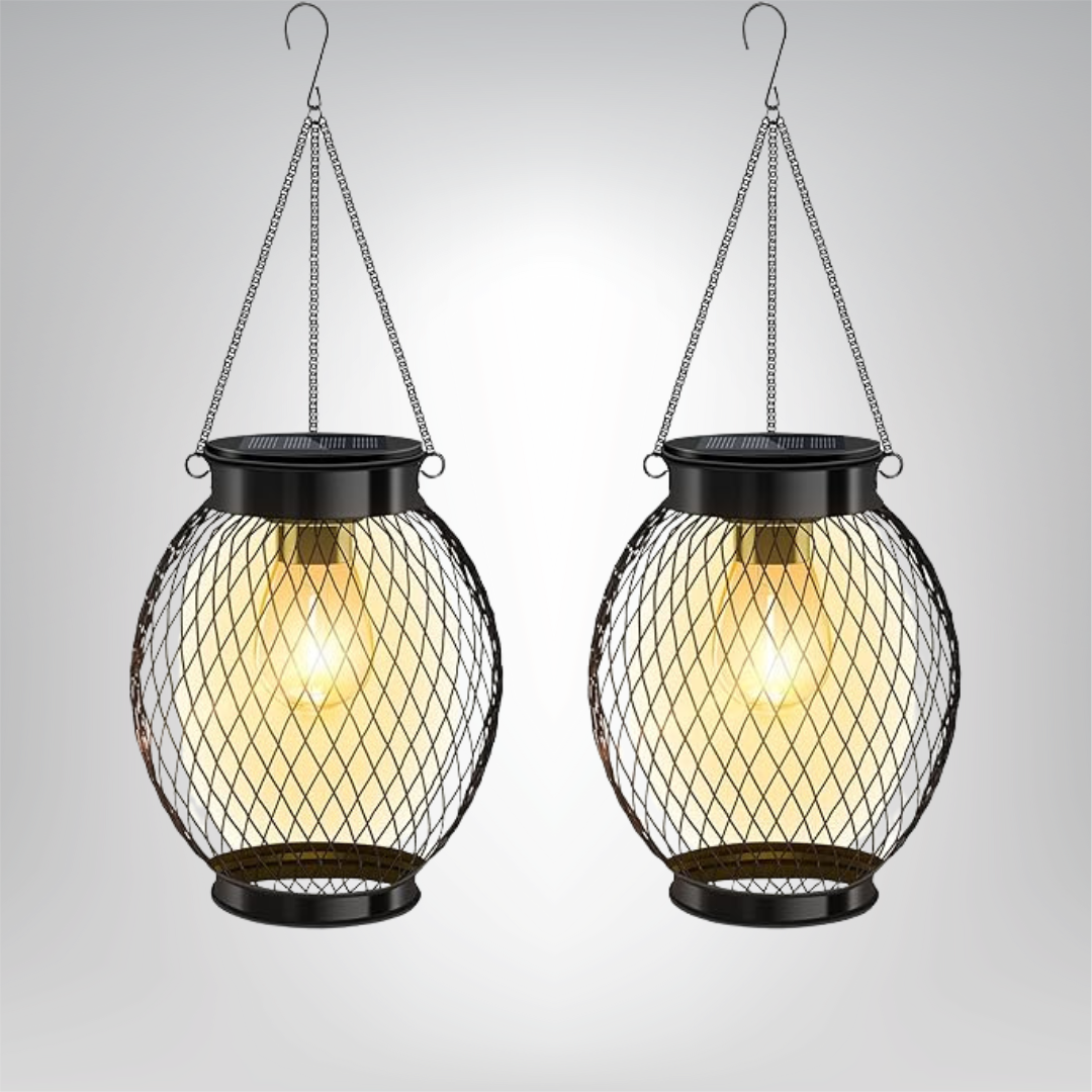 Lanterna Solare Sunny Garden – Luce LED da Esterno Impermeabile con Sensore Automatico