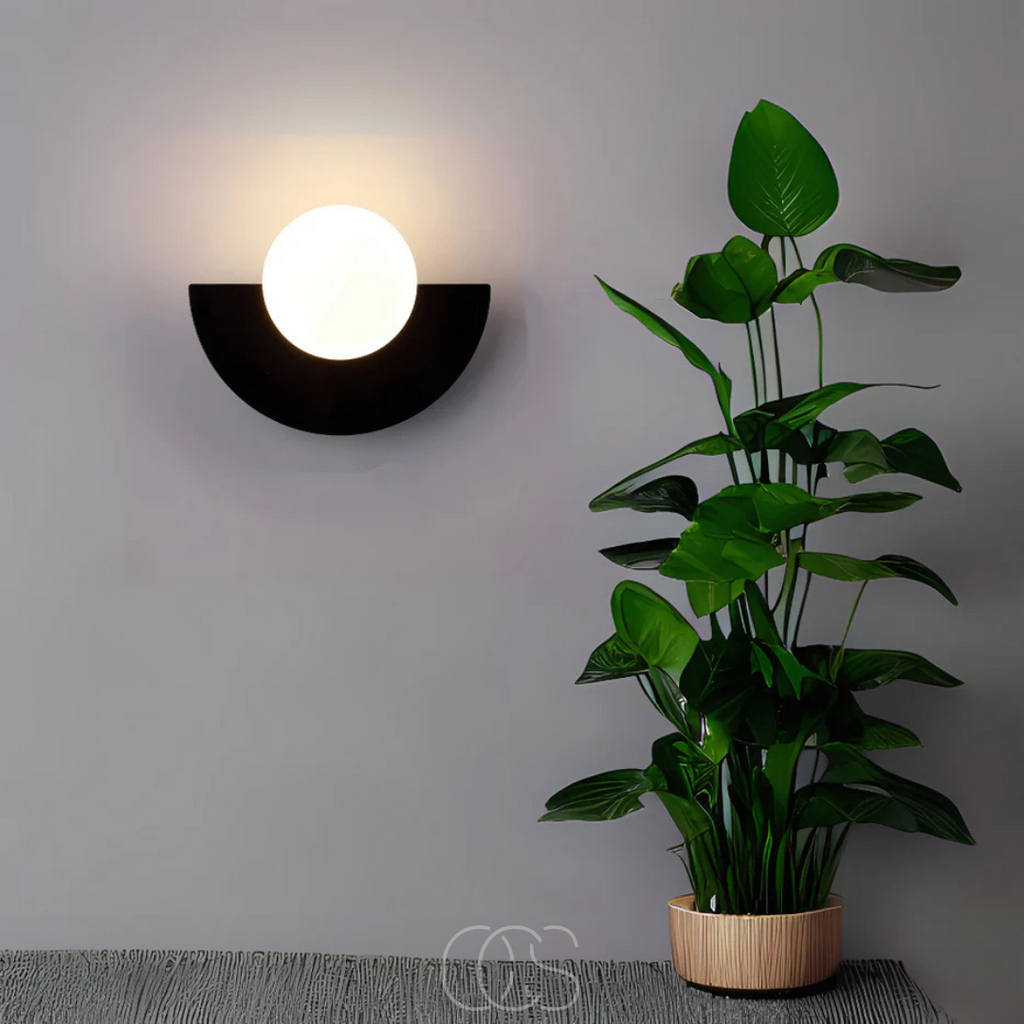 Applique a Muro Semicircolare Nordica – Design Scandinavo