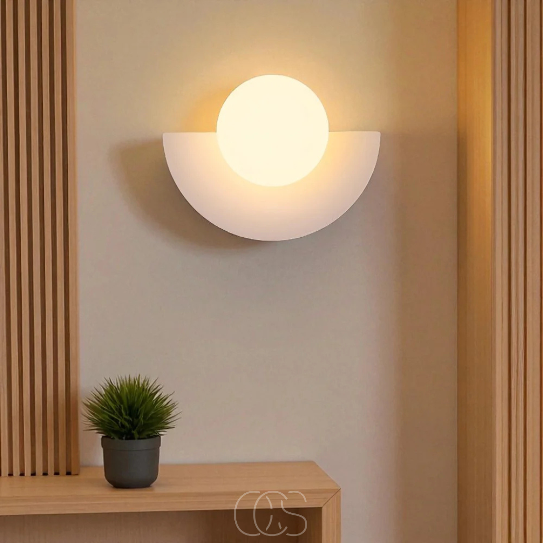 Applique a Muro Semicircolare Nordica – Design Scandinavo