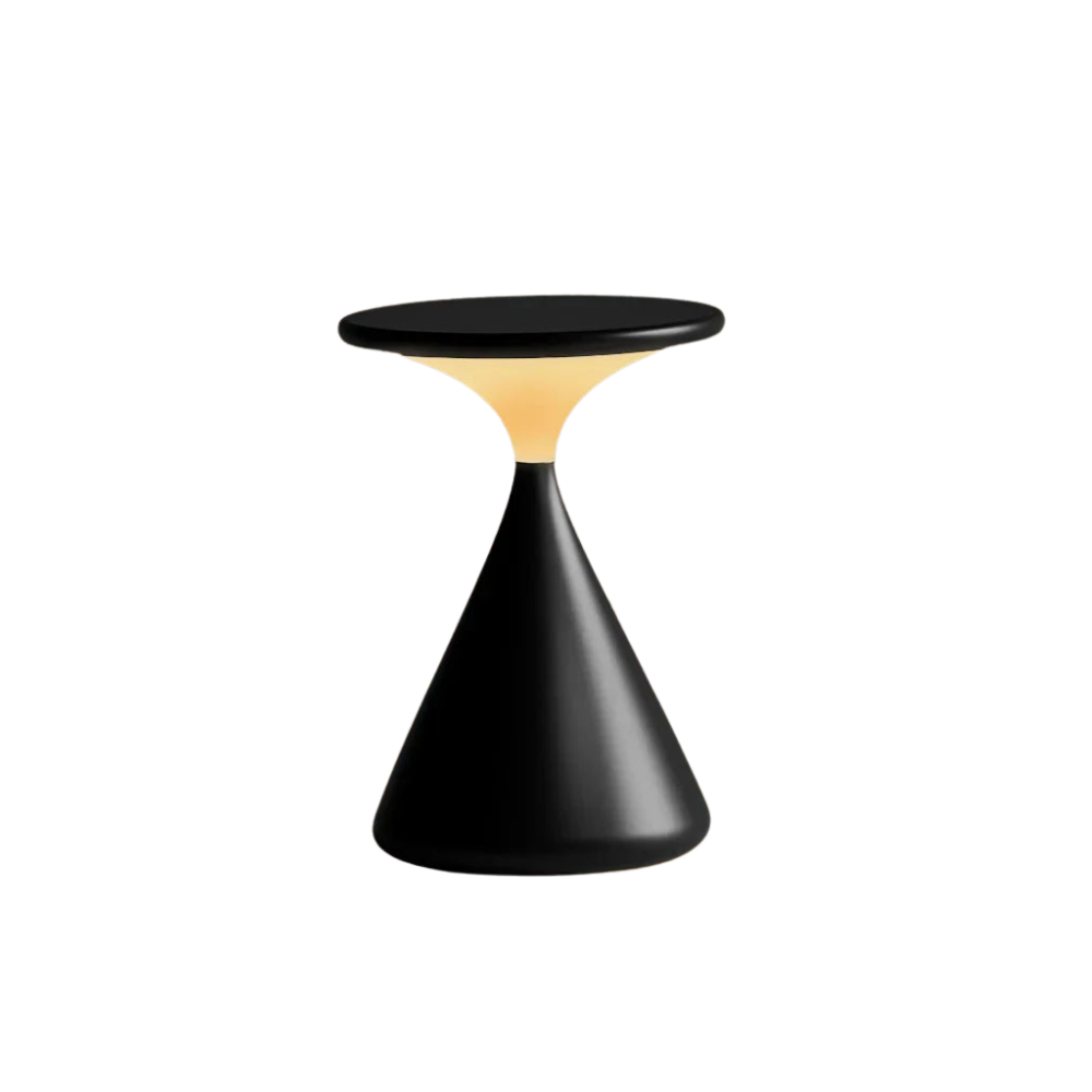 SandGleam – Lampada da tavolo a forma di clessidra wireless con illuminazione LED dimmerabile