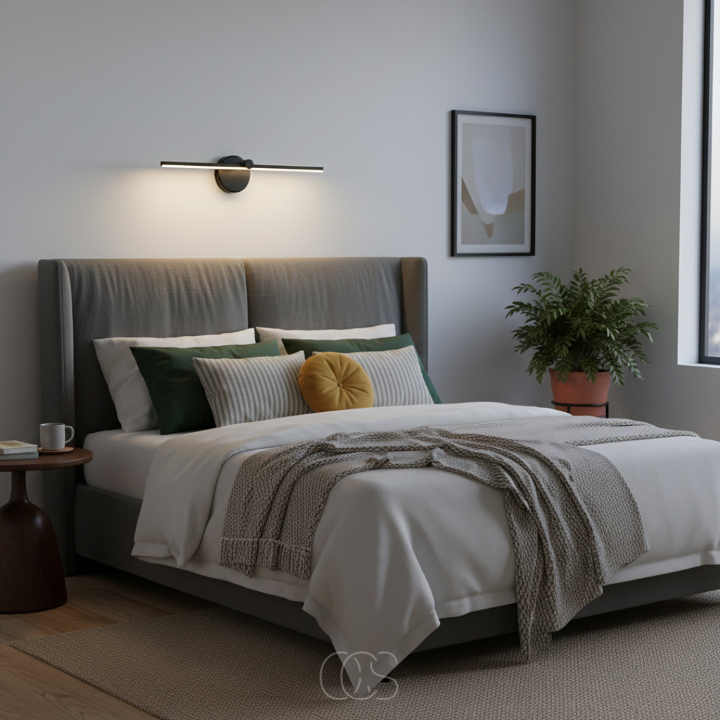 Lampada a muro LED Nera – Moderna e Resistente all'Acqua