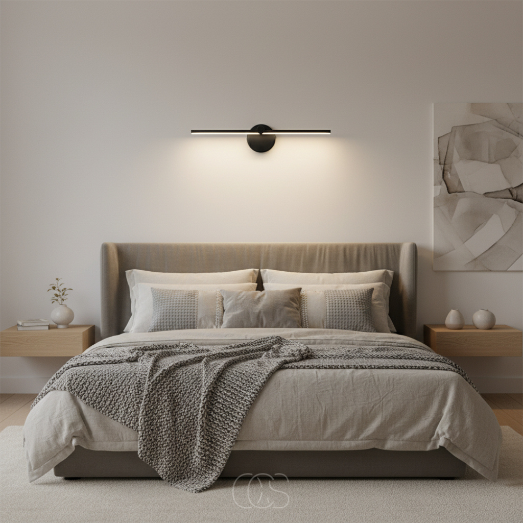 Lampada a muro LED Nera – Moderna e Resistente all'Acqua