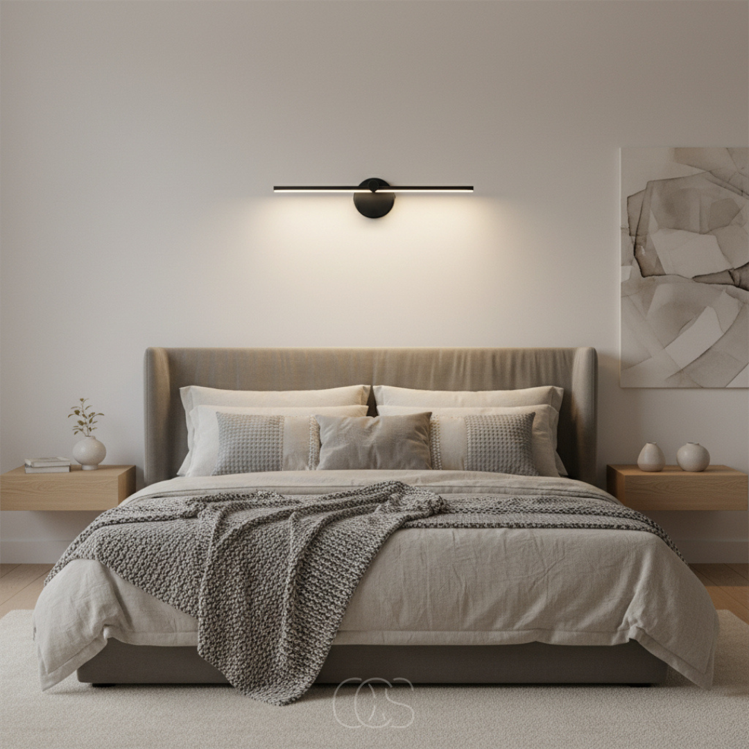 Lampada a muro LED Nera – Moderna e Resistente all'Acqua