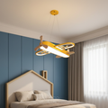 Lampada a sospensione a forma di aereo per camere dei bambini - dimmerabile