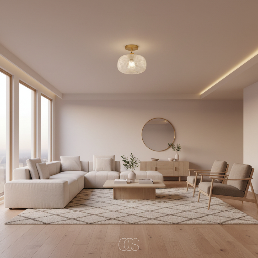 Lampada da soffitto Sfera di Cristallo