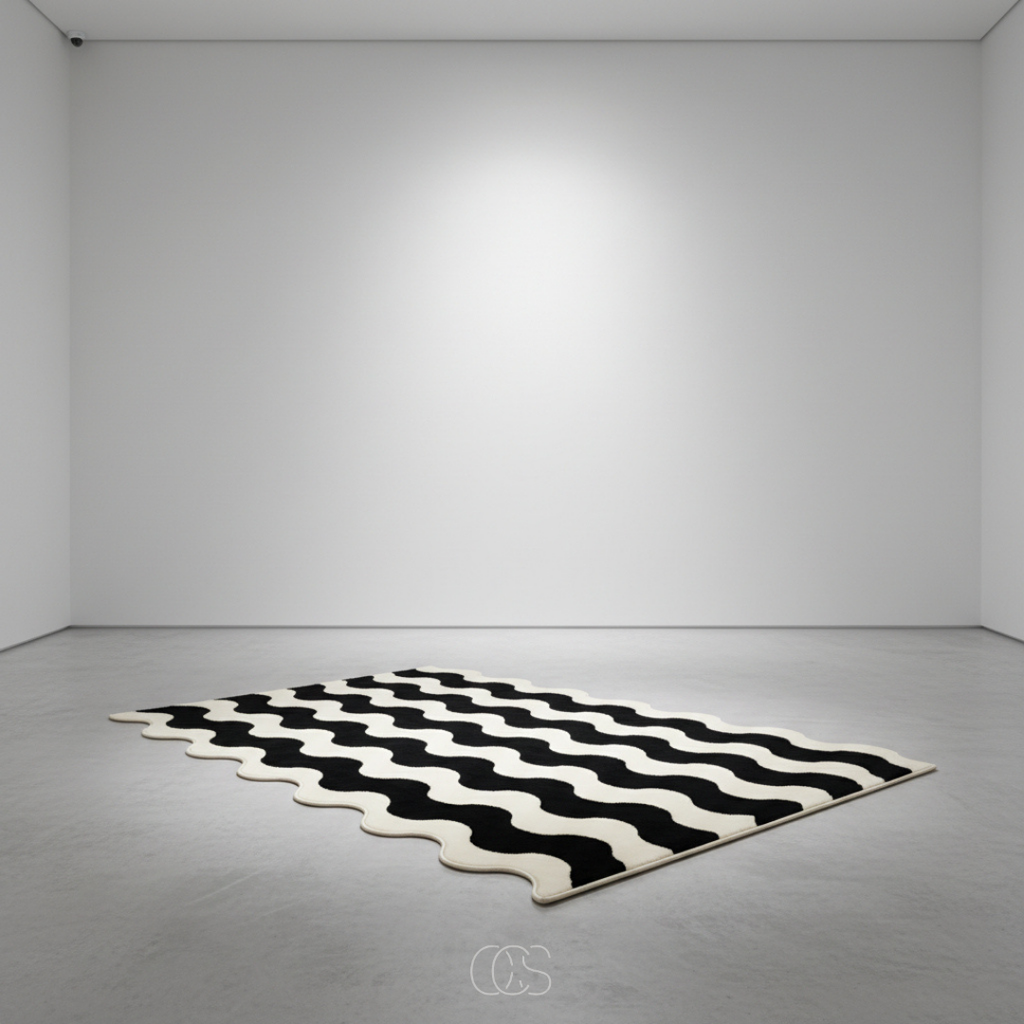 Moderno tappeto zebra