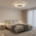 Ventilatore a soffitto Pluto con bordo LED